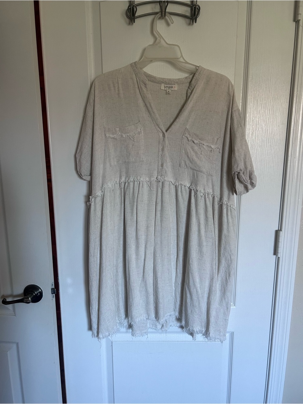 Umgee Light Beige Textured Top